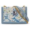 image:imageWrangler Flap Shoulder Bag for Women Vintage Floral Tooled Crossbody Purse with Chain StrapFloraljean