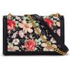 image:imageWrangler Flap Shoulder Bag for Women Vintage Floral Tooled Crossbody Purse with Chain StrapFloraljet Black