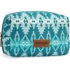 image:imageMontana West X Wrangler Travel Makeup Bag Portable Cosmetic Bag Makeup Pouch for Women Large Capacity Toiletry BagTurquoise