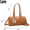 image:imageLee Shoulder Bag Leather Womens Crossbody Bag amp Handbags with Adjustable Strap Vintage Women Purses for Work Travel DailyBrown