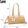image:imageLee Shoulder Bag Leather Womens Crossbody Bag amp Handbags with Adjustable Strap Vintage Women Purses for Work Travel DailyTan