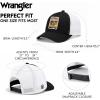 image:imageMontana West X Wrangler Mens Trucker Hat 2Piece Set Breathable Mesh Baseball Cap Structured 7Panel Adjustable Snapback HatBlackwhite1