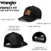 image:imageMontana West X Wrangler Mens Trucker Hat 2Piece Set Breathable Mesh Baseball Cap Structured 7Panel Adjustable Snapback HatBlackwhite2
