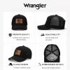 image:imageMontana West X Wrangler Mens Trucker Hat 2Piece Set Breathable Mesh Baseball Cap Structured 7Panel Adjustable Snapback HatBlackwhite2