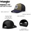 image:imageMontana West X Wrangler Mens Trucker Hat 2Piece Set Breathable Mesh Baseball Cap Structured 7Panel Adjustable Snapback HatGreenblack