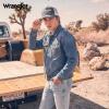 image:imageMontana West X Wrangler Mens Trucker Hat 2Piece Set Breathable Mesh Baseball Cap Structured 7Panel Adjustable Snapback HatGreywhite