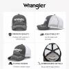 image:imageMontana West X Wrangler Mens Trucker Hat 2Piece Set Breathable Mesh Baseball Cap Structured 7Panel Adjustable Snapback HatGreywhite