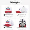 image:imageMontana West X Wrangler Mens Trucker Hat 2Piece Set Breathable Mesh Baseball Cap Structured 7Panel Adjustable Snapback HatWhiteblack