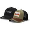 image:imageMontana West X Wrangler Mens Trucker Hat 2Piece Set Breathable Mesh Baseball Cap Structured 7Panel Adjustable Snapback HatBlackgreen