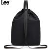 image:imageLee Drawstring Backpack Bag Lightweight Small Gym Swim Beach Bag Water Resistant Sports Sackpack for Men Women LEE48002DGYBlack