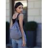 image:imageLee Drawstring Backpack Bag Lightweight Small Gym Swim Beach Bag Water Resistant Sports Sackpack for Men Women LEE48002DGYDark Gray
