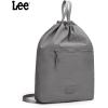 image:imageLee Drawstring Backpack Bag Lightweight Small Gym Swim Beach Bag Water Resistant Sports Sackpack for Men Women LEE48002DGYDark Gray
