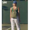 image:imageLee Drawstring Backpack Bag Lightweight Small Gym Swim Beach Bag Water Resistant Sports Sackpack for Men Women LEE48002DGYDark Khaki