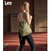 image:imageLee Drawstring Backpack Bag Lightweight Small Gym Swim Beach Bag Water Resistant Sports Sackpack for Men Women LEE48002DGYDark Khaki