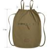 image:imageLee Drawstring Backpack Bag Lightweight Small Gym Swim Beach Bag Water Resistant Sports Sackpack for Men Women LEE48002DGYDark Khaki