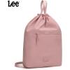 image:imageLee Drawstring Backpack Bag Lightweight Small Gym Swim Beach Bag Water Resistant Sports Sackpack for Men Women LEE48002DGYDark Pink