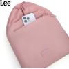 image:imageLee Drawstring Backpack Bag Lightweight Small Gym Swim Beach Bag Water Resistant Sports Sackpack for Men Women LEE48002DGYDark Pink