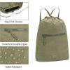 image:imageLee Drawstring Backpack Bag Lightweight Small Gym Swim Beach Bag Water Resistant Sports Sackpack for Men Women LEE48002DGYGreen