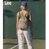 image:imageLee Drawstring Backpack Bag Lightweight Small Gym Swim Beach Bag Water Resistant Sports Sackpack for Men Women LEE48002DGYKhaki