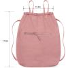 image:imageLee Drawstring Backpack Bag Lightweight Small Gym Swim Beach Bag Water Resistant Sports Sackpack for Men Women LEE48002DGYPink