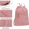 image:imageLee Drawstring Backpack Bag Lightweight Small Gym Swim Beach Bag Water Resistant Sports Sackpack for Men Women LEE48002DGYPink