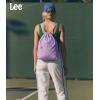image:imageLee Drawstring Backpack Bag Lightweight Small Gym Swim Beach Bag Water Resistant Sports Sackpack for Men Women LEE48002DGYPurple
