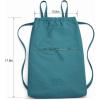 image:imageLee Drawstring Backpack Bag Lightweight Small Gym Swim Beach Bag Water Resistant Sports Sackpack for Men Women LEE48002DGYTurquoise