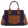 image:imageMontana West Wrangler Tote Bag for Women Retro Canvas Top Handle Purses and HandbagsBlue Depths