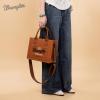 image:imageMontana West Wrangler Tote Bag for Women Retro Canvas Top Handle Purses and HandbagsBrown