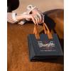 image:imageMontana West Wrangler Tote Bag for Women Retro Canvas Top Handle Purses and HandbagsJet Black