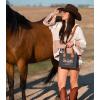 image:imageMontana West Wrangler Tote Bag for Women Retro Canvas Top Handle Purses and HandbagsJet Black