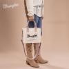 image:imageMontana West Wrangler Tote Bag for Women Retro Canvas Top Handle Purses and HandbagsLight Pink