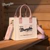 image:imageMontana West Wrangler Tote Bag for Women Retro Canvas Top Handle Purses and HandbagsLight Pink