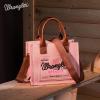 image:imageMontana West Wrangler Tote Bag for Women Retro Canvas Top Handle Purses and HandbagsPink