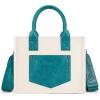 image:imageMontana West Wrangler Tote Bag for Women Retro Canvas Top Handle Purses and HandbagsTurquoise