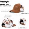 image:imageMontana West X Wrangler Baseball Cap 2Piece Set Structured Breathable Trucker Hat with 7Panel AdjustableBrown and White