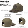 image:imageMontana West X Wrangler Baseball Cap 2Piece Set Structured Breathable Trucker Hat with 7Panel AdjustableGreen and White