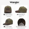 image:imageMontana West X Wrangler Baseball Cap 2Piece Set Structured Breathable Trucker Hat with 7Panel AdjustableGreen and White