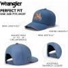 image:imageMontana West X Wrangler Baseball Cap 2Piece Set Structured Breathable Trucker Hat with 7Panel AdjustableJean and White