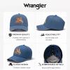 image:imageMontana West X Wrangler Baseball Cap 2Piece Set Structured Breathable Trucker Hat with 7Panel AdjustableJean and White