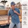 image:imageMontana West X Wrangler Baseball Cap 2Piece Set Structured Breathable Trucker Hat with 7Panel AdjustableJean and White