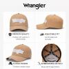 image:imageMontana West X Wrangler Baseball Cap 2Piece Set Structured Breathable Trucker Hat with 7Panel AdjustableKhakiwhite