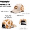 image:imageMontana West X Wrangler Baseball Cap 2Piece Set Structured Breathable Trucker Hat with 7Panel AdjustableTan and Black