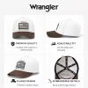 image:imageMontana West X Wrangler Baseball Cap 2Piece Set Structured Breathable Trucker Hat with 7Panel AdjustableWhite and Black