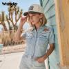 image:imageMontana West X Wrangler Baseball Cap 2Piece Set Structured Breathable Trucker Hat with 7Panel AdjustableWhite and Black