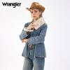 image:imageMontana West X Wrangler Western Wristlet Wallet for Women Aztec Studded Wallet Large Capacity Clutch Wallets with ID WindowDenim Beige