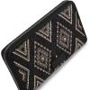 image:imageMontana West X Wrangler Western Wristlet Wallet for Women Aztec Studded Wallet Large Capacity Clutch Wallets with ID WindowDenim Black