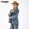 image:imageMontana West X Wrangler Western Wristlet Wallet for Women Aztec Studded Wallet Large Capacity Clutch Wallets with ID WindowDenim Jean
