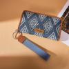 image:imageMontana West X Wrangler Western Wristlet Wallet for Women Aztec Studded Wallet Large Capacity Clutch Wallets with ID WindowDenim Jean
