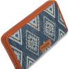 image:imageMontana West X Wrangler Western Wristlet Wallet for Women Aztec Studded Wallet Large Capacity Clutch Wallets with ID WindowDenim Jean